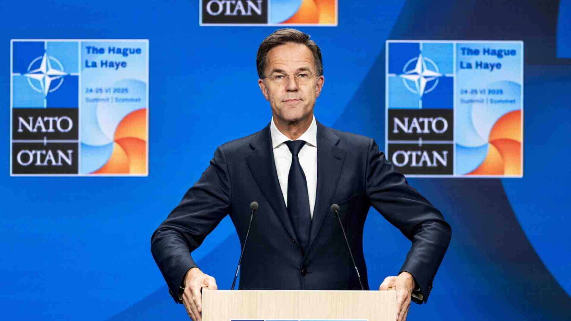Rutte: “Il percorso dell'Ucraina verso la Nato è irreversibile. Trump? Si merita le lodi”