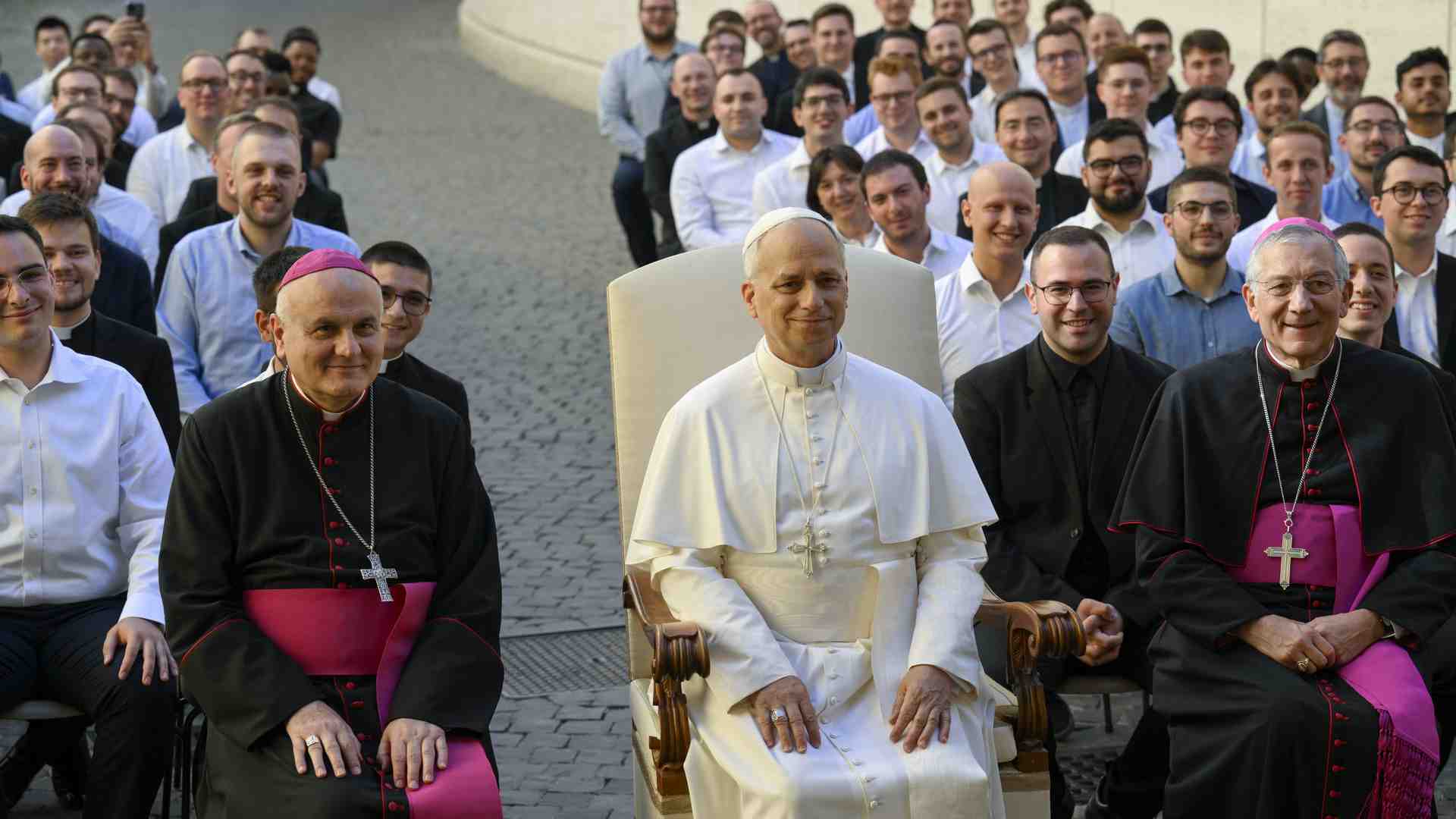 Papa Leone XIV ai seminaristi: «Tenete fisso lo sguardo su Gesù»