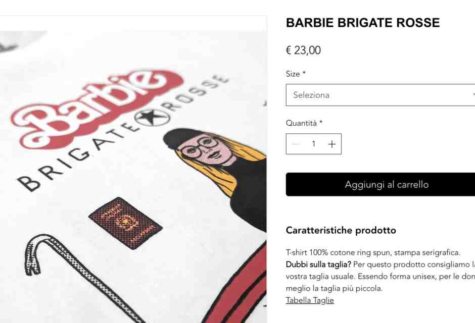 Una t-shirt spiritosa e il diritto a giocare con i simboli del passato