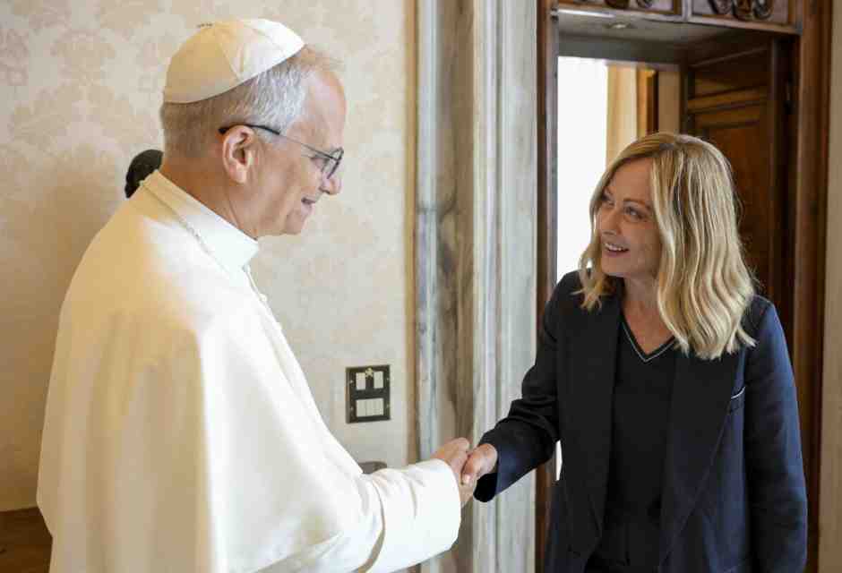 Meloni ha incontrato Papa Leone XIV: focus su Ucraina e Gaza