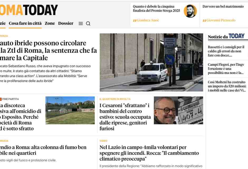 Roma Today soppianta Messaggero e Repubblica