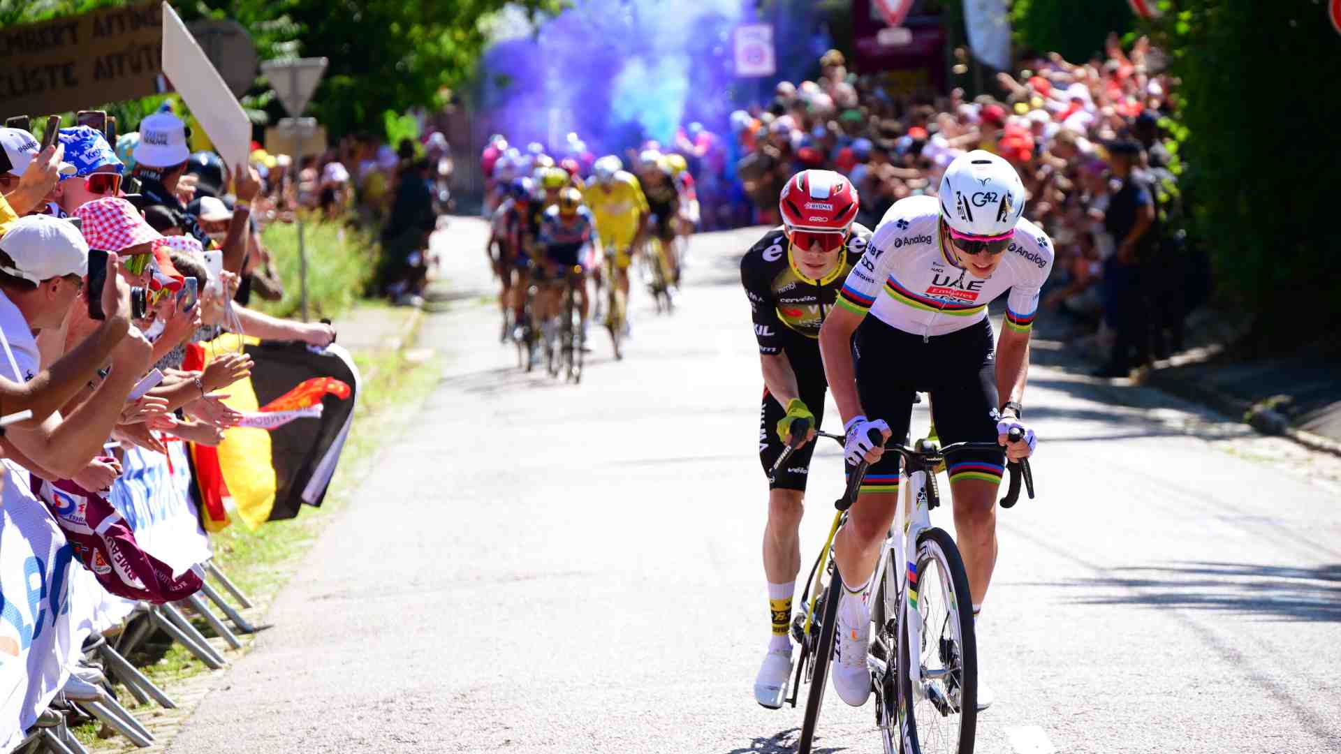 La prima di Tadej Pogacar al Tour de France 2025 è la centesima