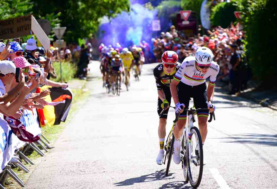 La prima di Tadej Pogacar al Tour de France 2025 è la centesima