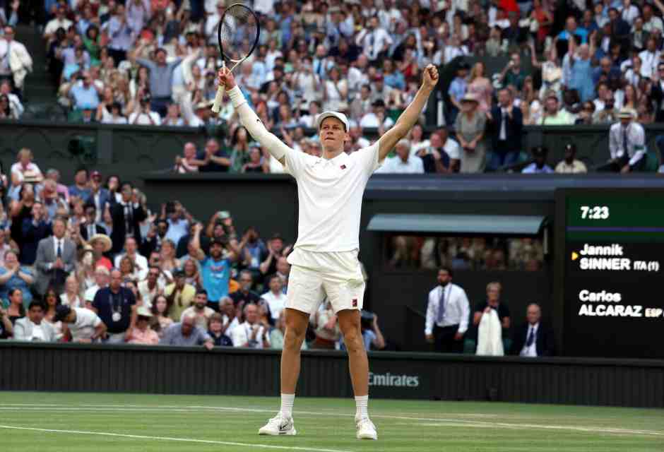 Gioco, partita, Sinner. Oltre il trionfo a Wimbledon: fenomenologia di una partita da sogno