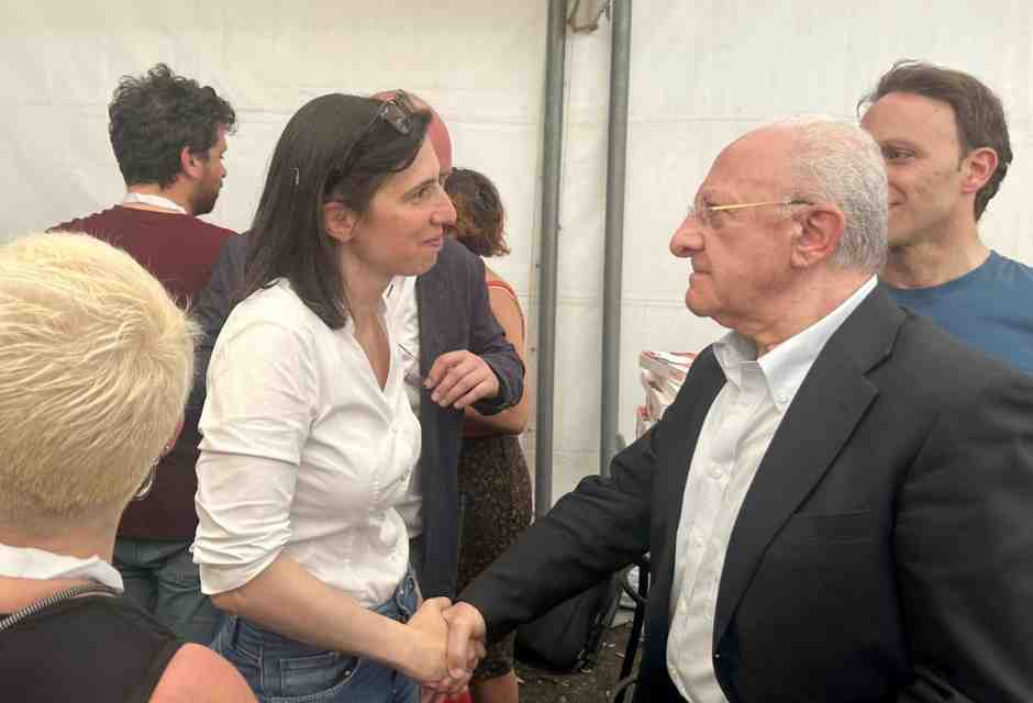 Schlein incontra De Luca: si sblocca la candidatura di Fico in Campania