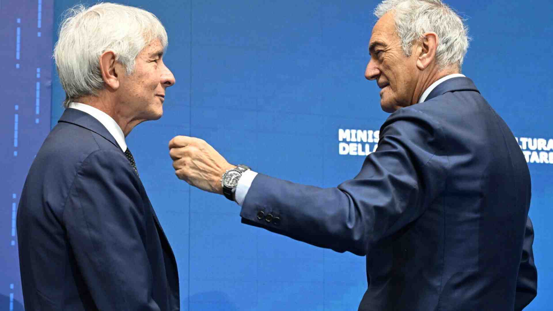 Il prossimo conflitto tra politica e sport è tra Gravina e Abodi