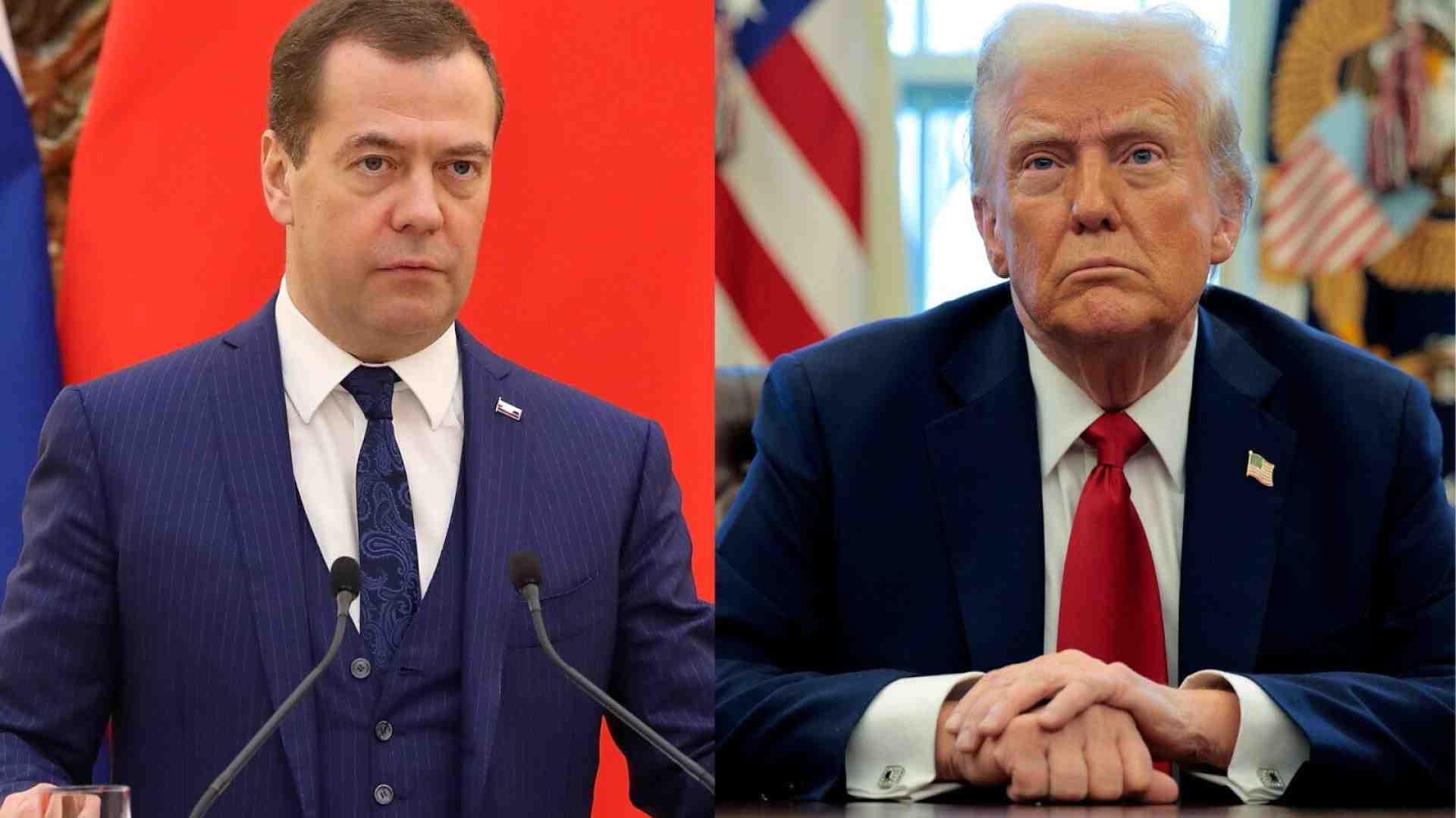 La lotta nel fango dei social fra Trump e Medvedev