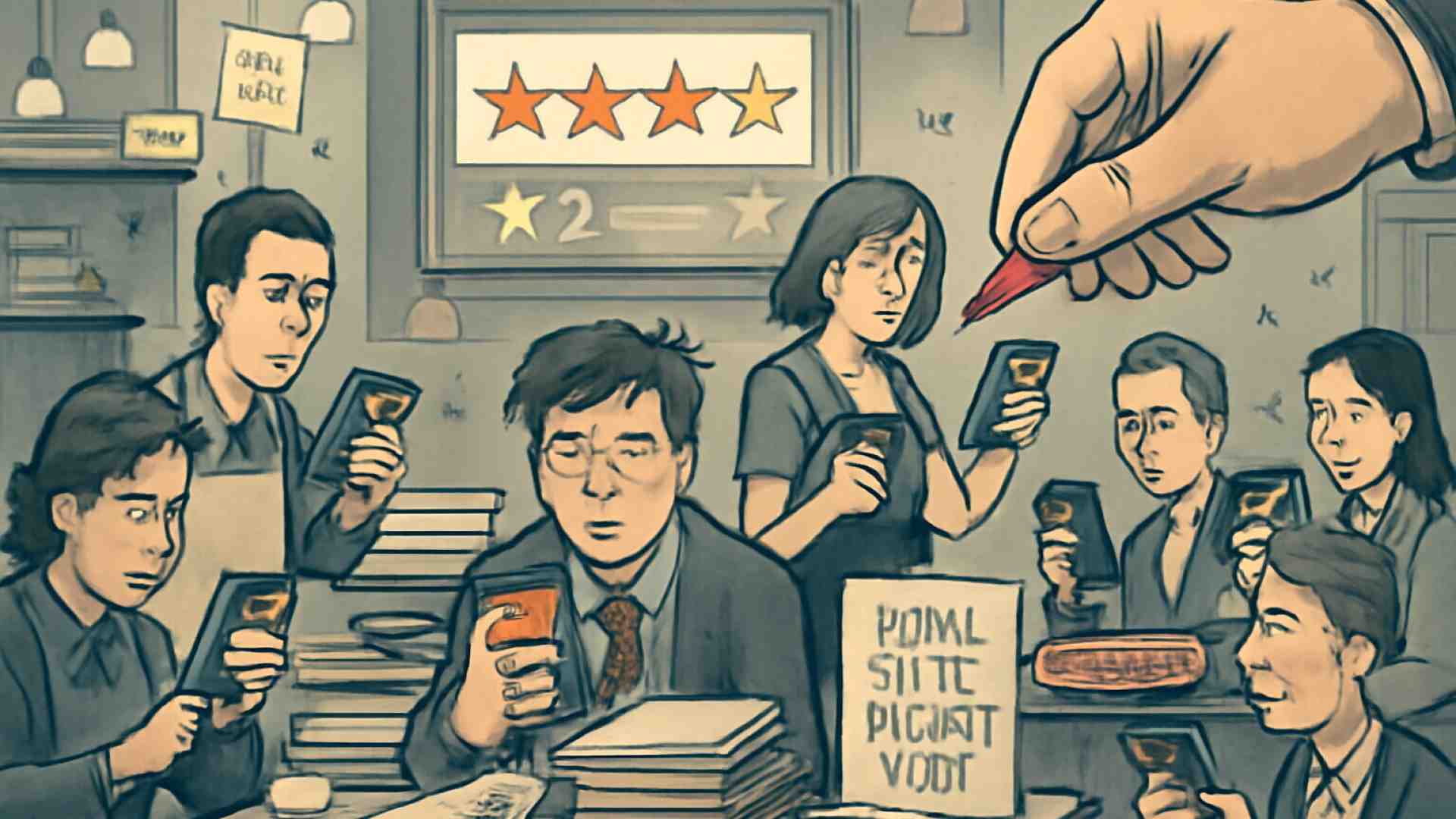 Produci, consuma, vota. Le sorti del mondo sono nelle mani di recensori compulsivi