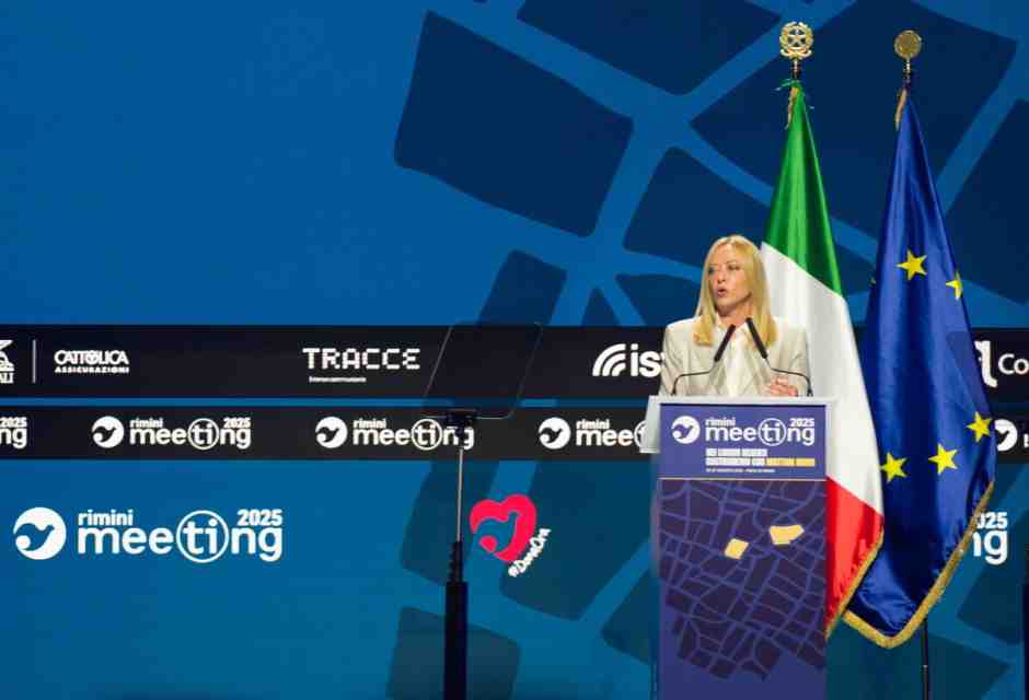 Meloni al Meeting di Rimini: “Draghi ha ragione. Così com'è l'Ue è condannata all'irrilevanza"