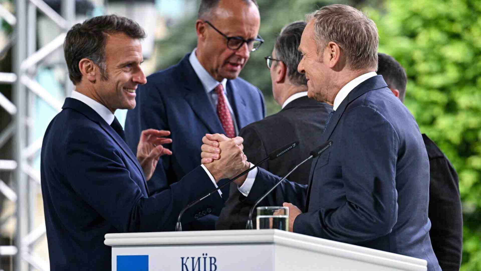 Il trio Merz, Macron e Tusk vanno a Chisinau a dire a Putin: giù le mani dalla Moldavia