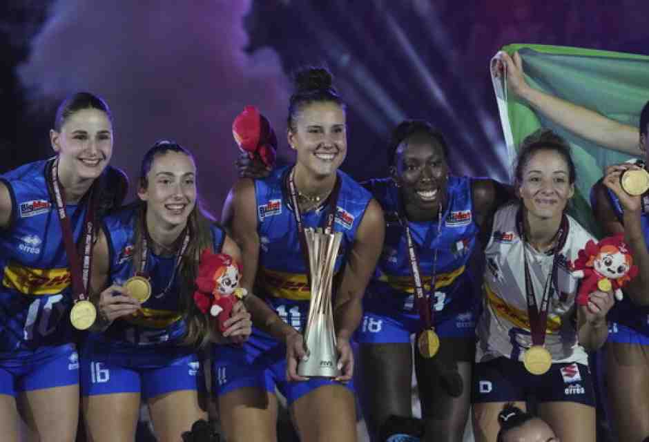 L'Italia del volley femminile è campione del mondo