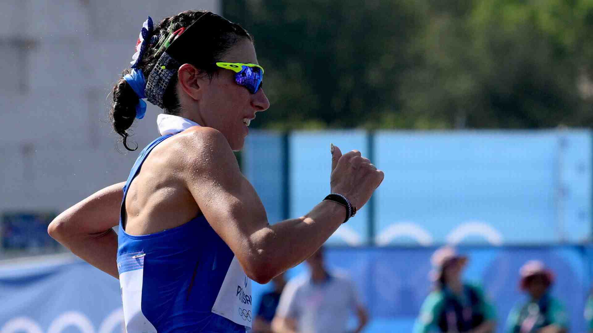 Antonella Palmisano in marcia su Tokyo