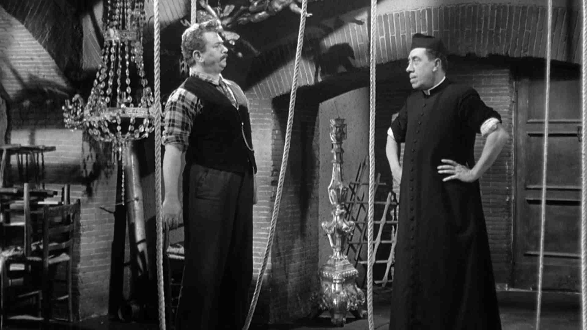 Gino Cervi e Fernandel, amici-nemici uniti in cucina