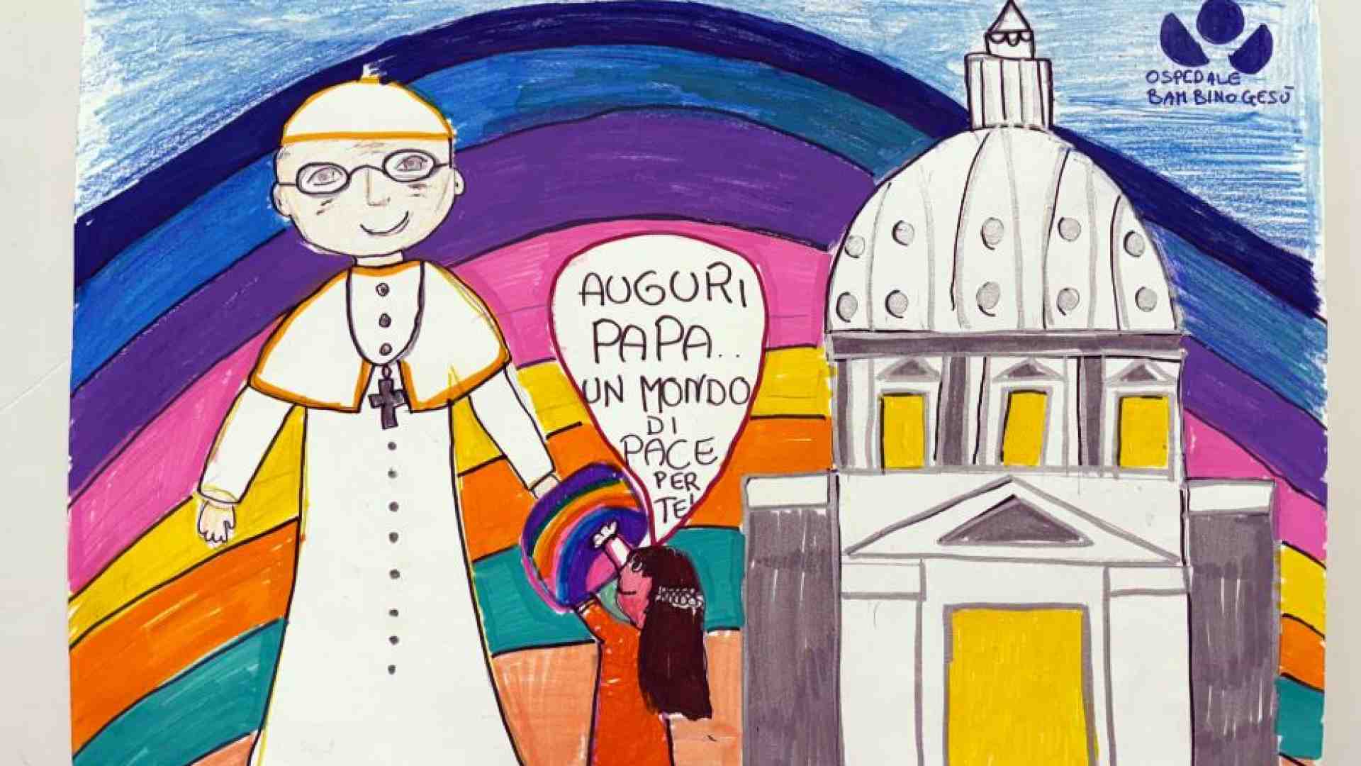 I primi auguri per il compleanno del Papa sono arrivati dai bambini