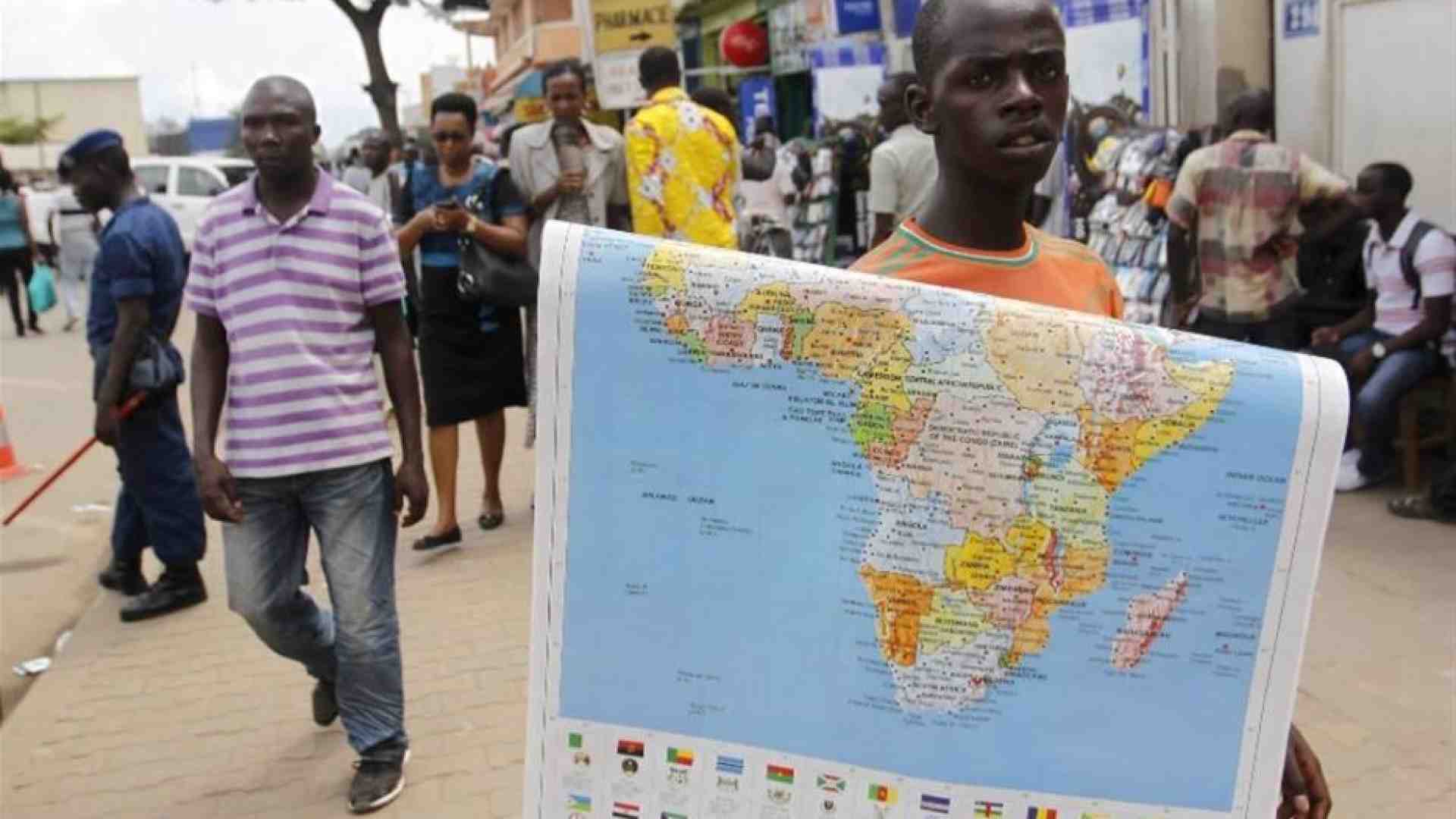 La ribellione dell'Africa, che è stata “ristretta” sulle mappe