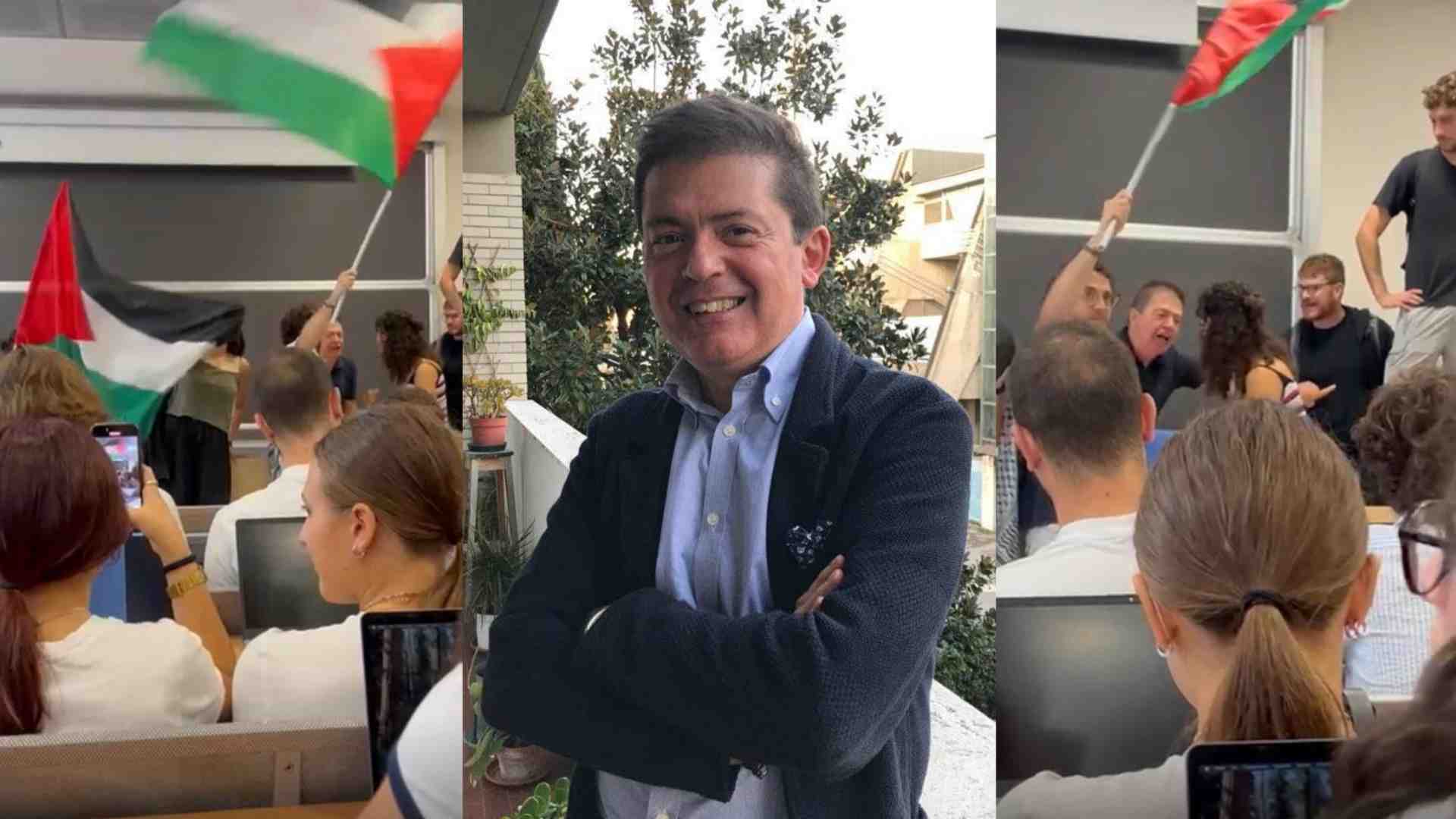 Blitz pro Pal all'Università di Pisa, parla il prof. aggredito: "Quello che è successo è penoso, Gaza è un pretesto"