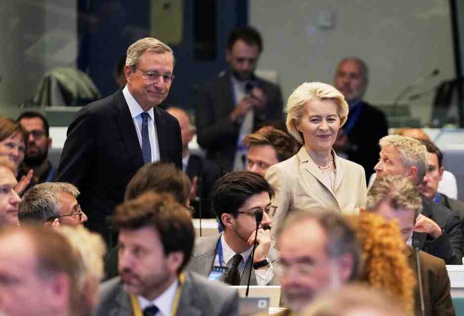 Draghi ha un’altra visione dell’Ue e non vuole finire nel cassetto dei buoni propositi di von der Leyen
