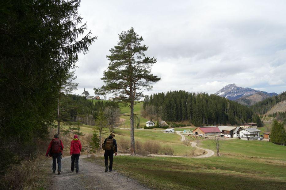 Lungo la Via Romea, da Annaberg a Joachimsberg