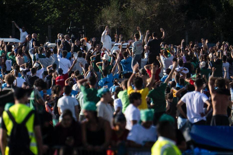 Papa Leone XIV in mezzo ai giovani riuniti a Tor Vergata per la chiusura del loro Giubileo - Gennari-Siciliani