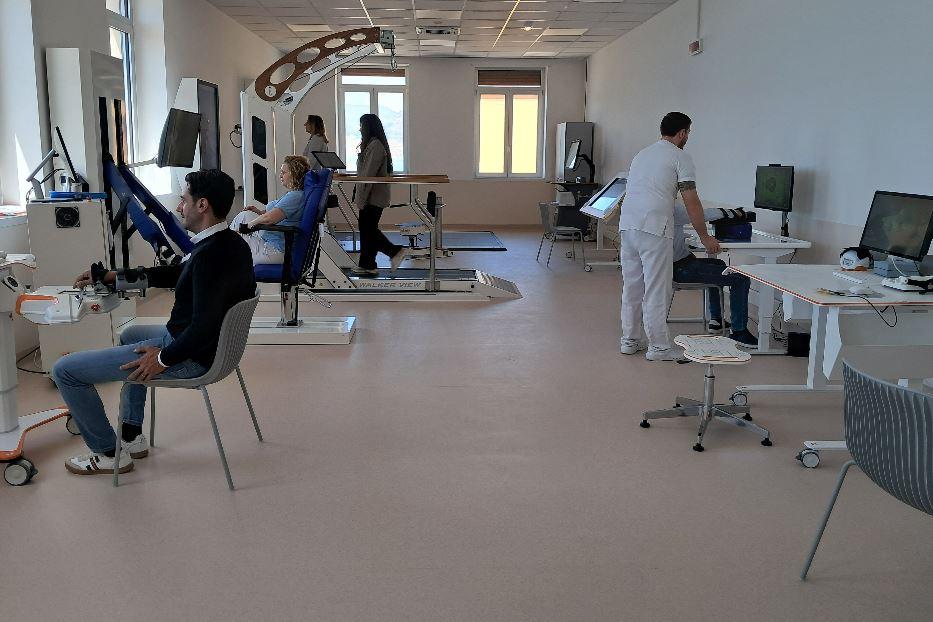 Il Centro della Fondazione a Salerno nel quale sono adottate tecnologie robotiche