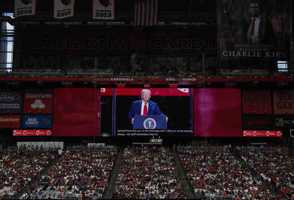 I funerali di Charlie Kirk, il primo martire dei trumpiani