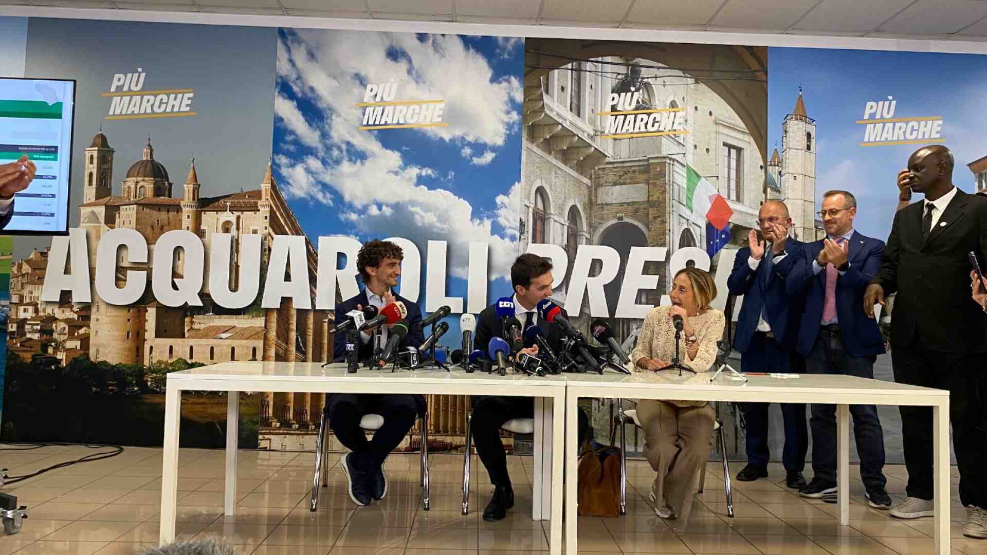 Nelle Marche vince Acquaroli, Ricci ammette la sconfitta