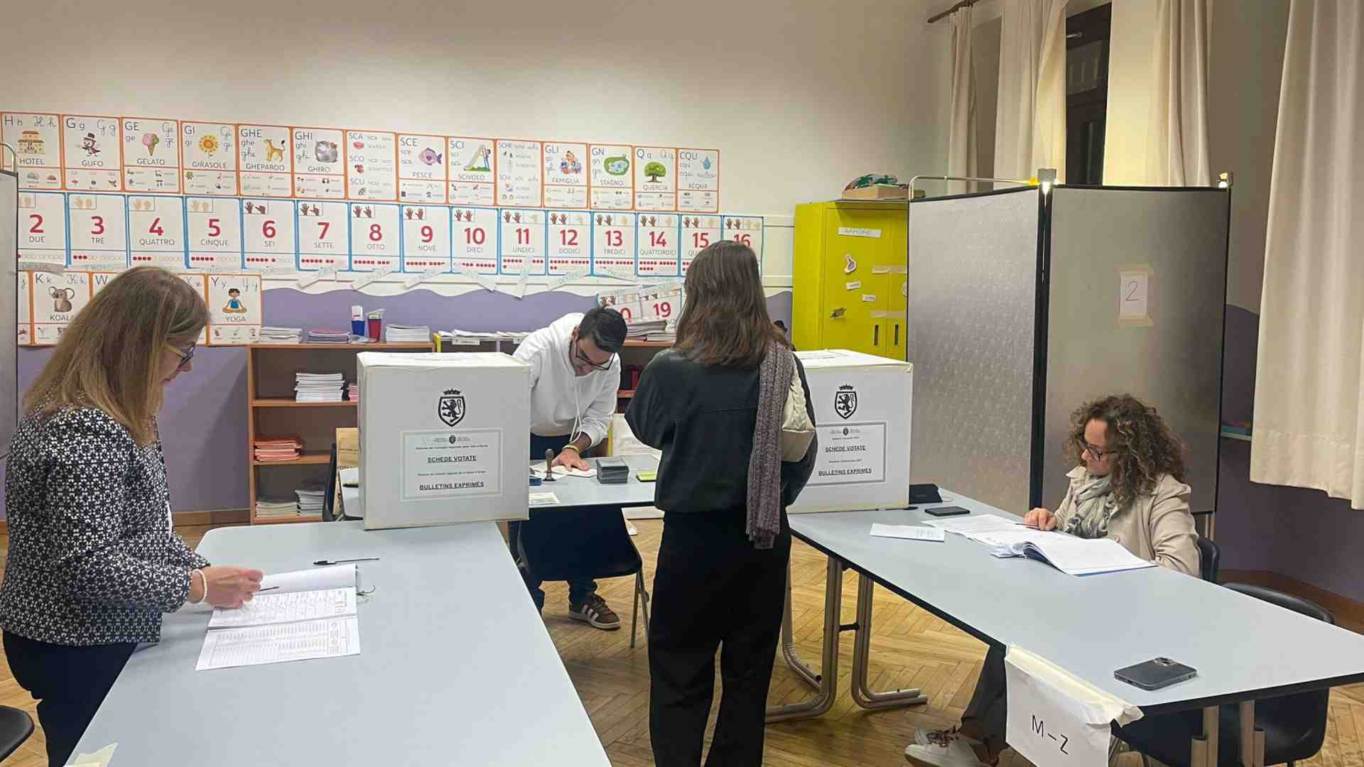 Affluenza in calo in Valle d’Aosta e Marche. I primi segnali dal test regionali