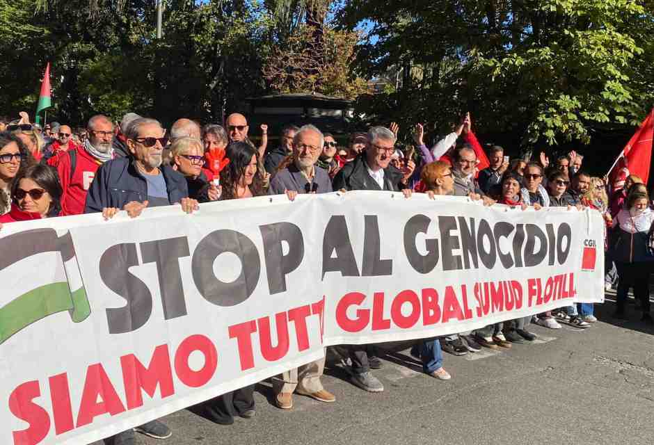Come sta andando lo sciopero generale di Cgil e Usb per Gaza