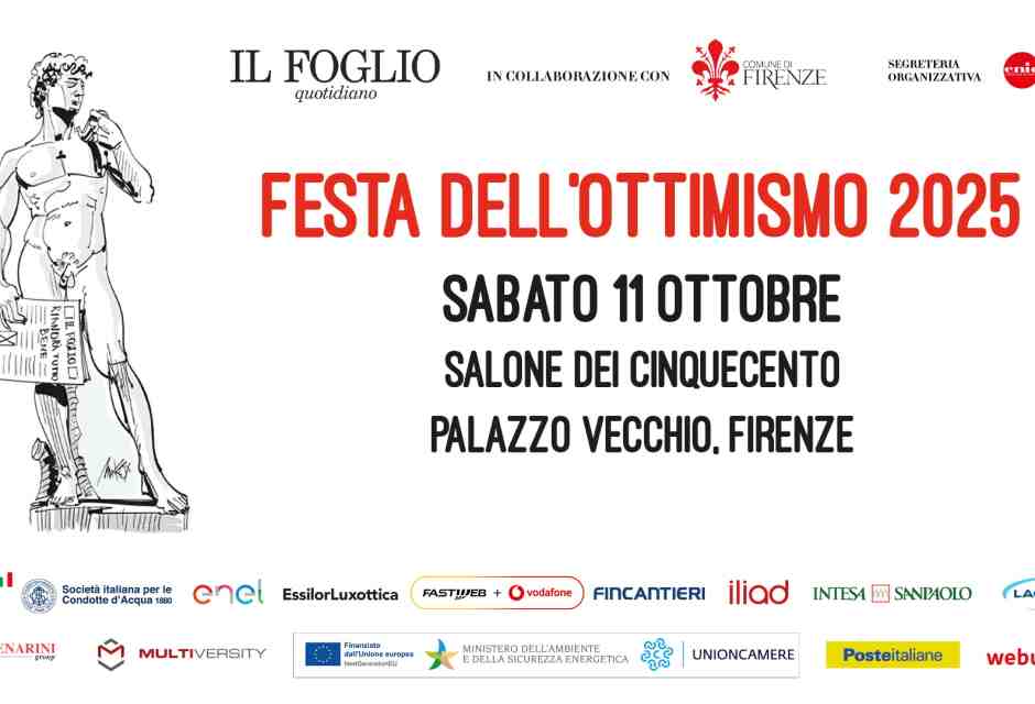 Il programma della Festa dell'ottimismo 2025, a Firenze