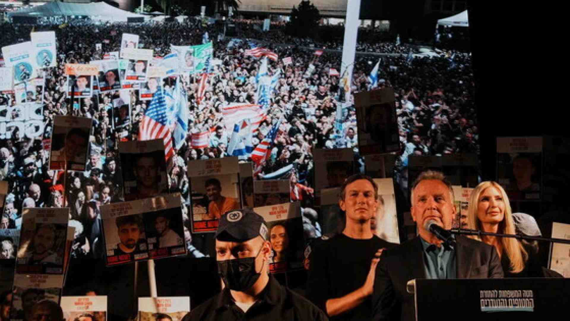 Tel Aviv acclama Witkoff, Kushner e Ivanka: "Thank you President Trump"