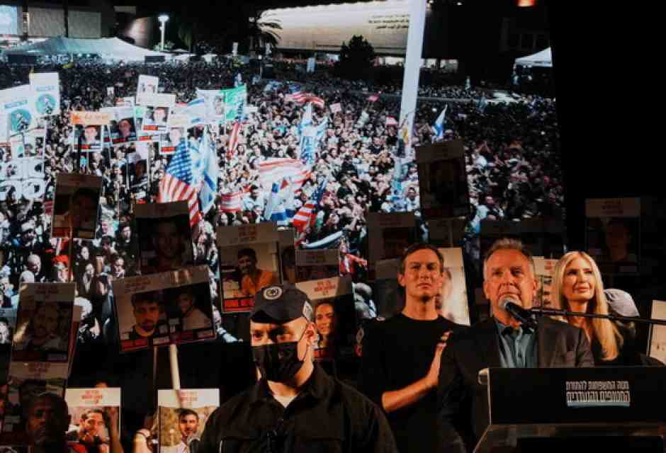 Tel Aviv acclama Witkoff, Kushner e Ivanka: "Thank you President Trump"