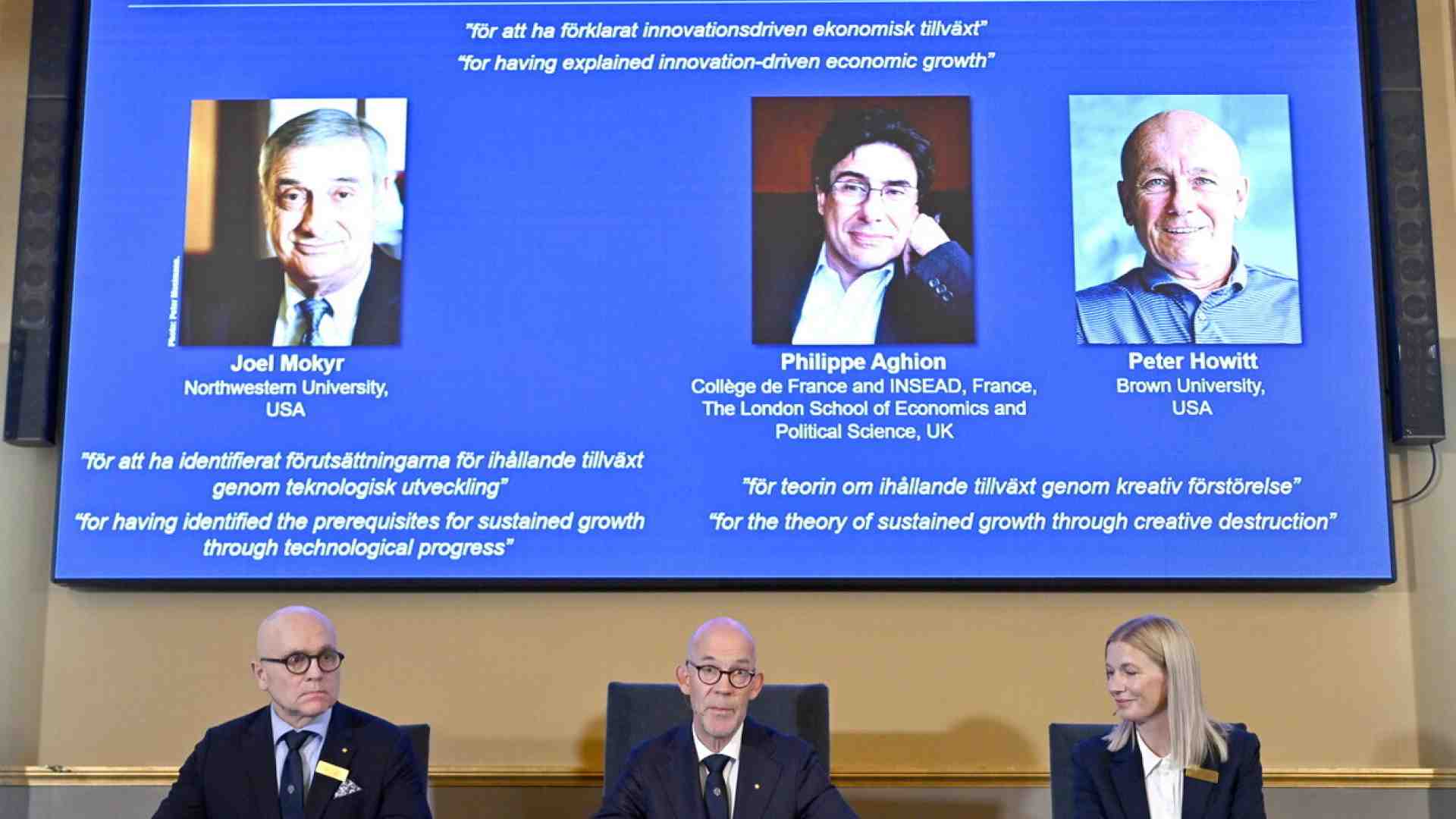 Il Nobel ad Aghion e Howitt: innovazione è anche distruzione
