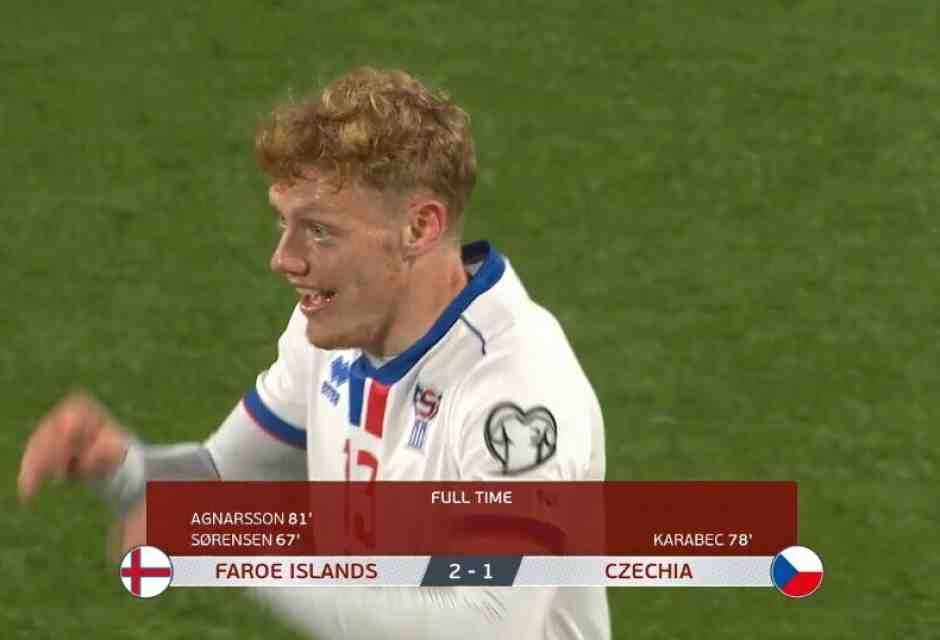 Le Fær Øer irridono il ranking FIFA