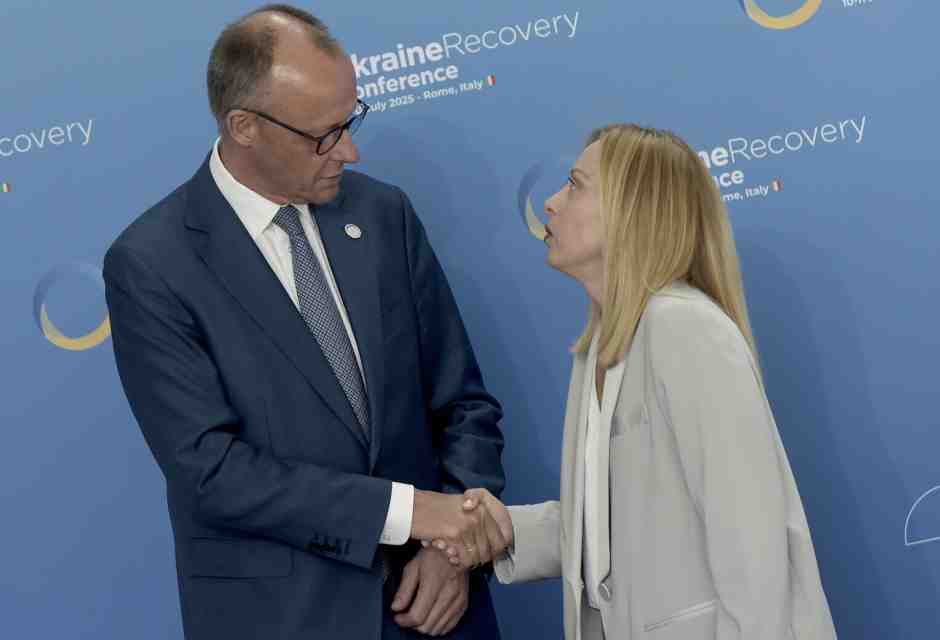 La barra dritta di Merz e Meloni