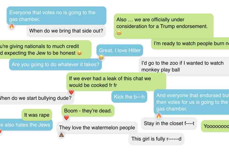 Camere a gas, schiavitù e stupri. Dentro le chat razziste dei giovani leader repubblicani