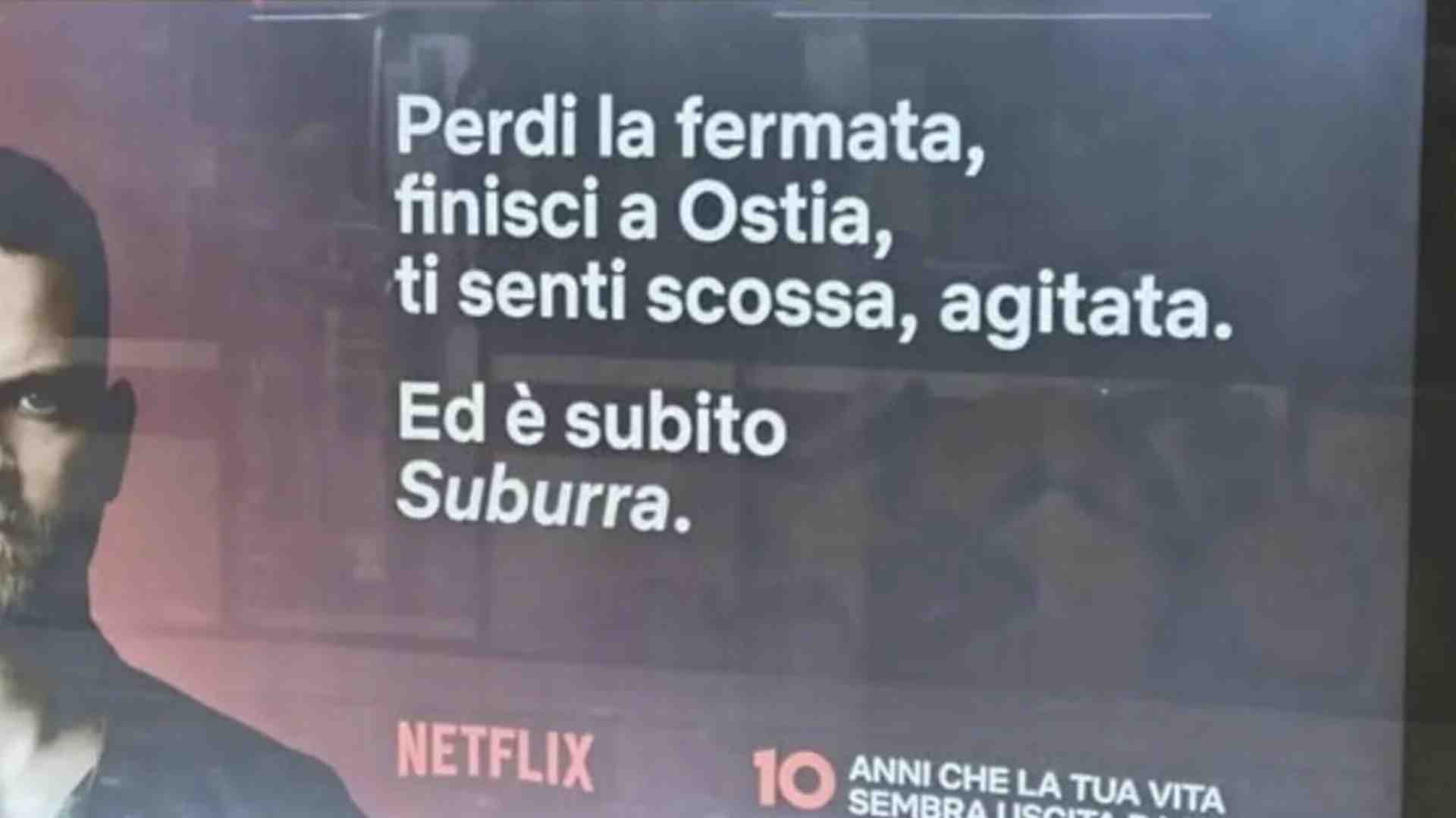 Tutti contro lo slogan di Netflix, nessuno contro le condizioni di Ostia