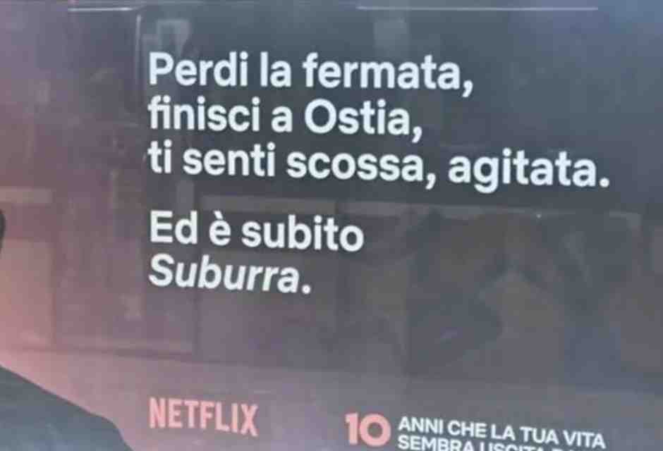 Tutti contro lo slogan di Netflix, nessuno contro le condizioni di Ostia