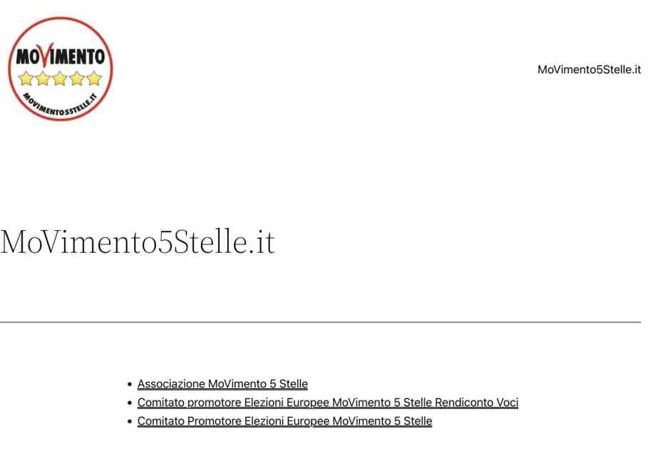 Beppe Grillo riesuma il vecchio dominio: ora il M5s ha due siti