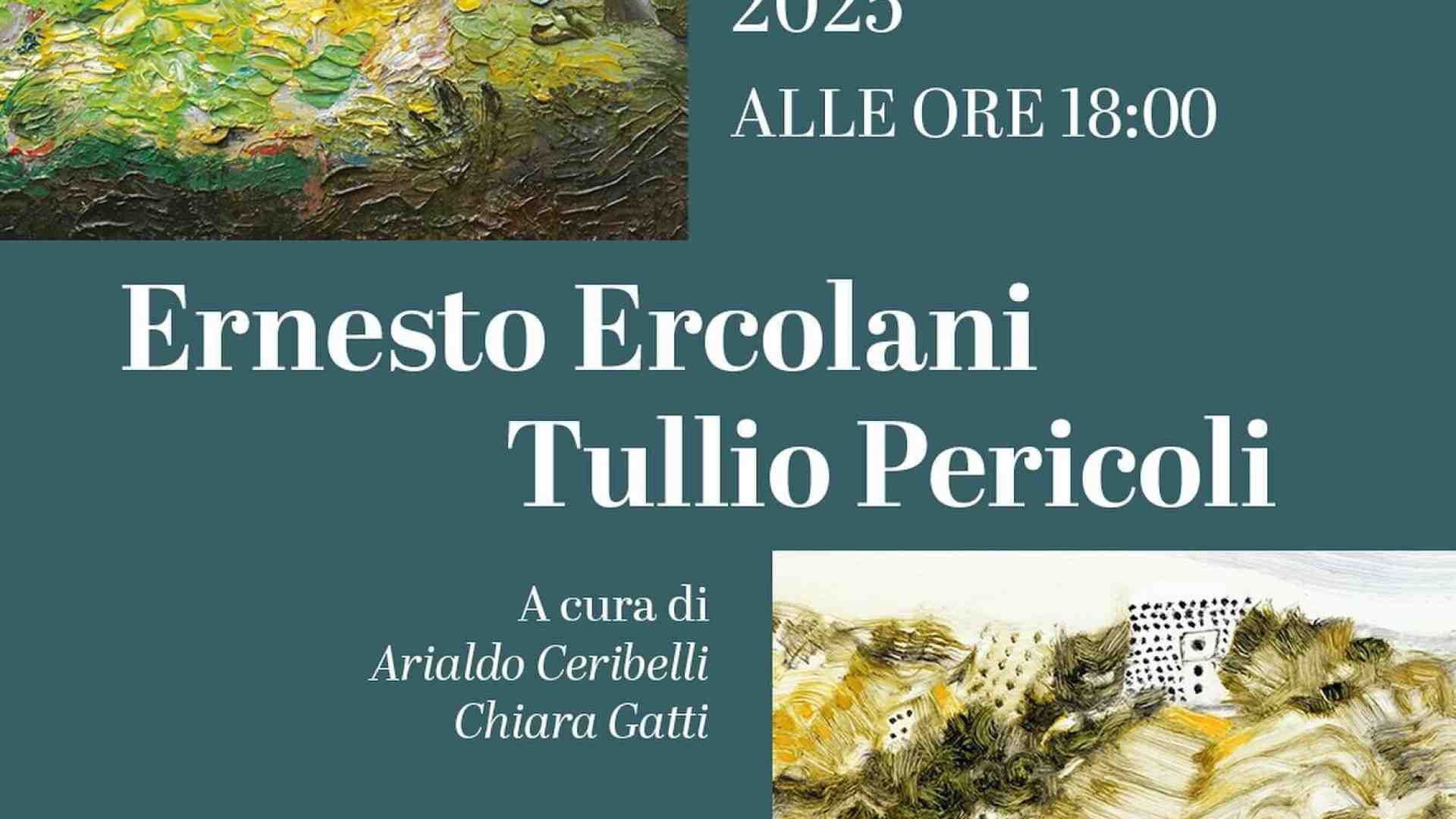 Ercolani e Pericoli si guardano e si parlano attraverso le loro opere. In mostra a Bergamo