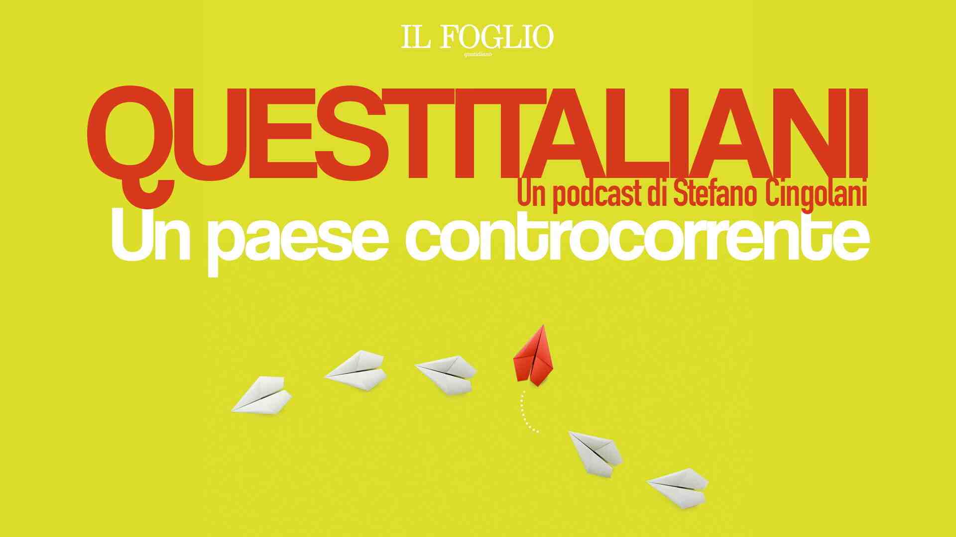 "Questitaliani", il podcast di Stefano Cingolani