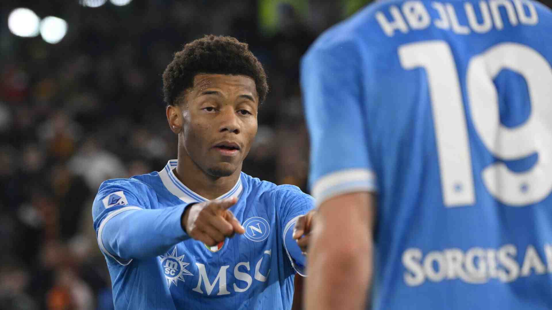 L'attaccante del Napoli David Neres (foto LaPresse)