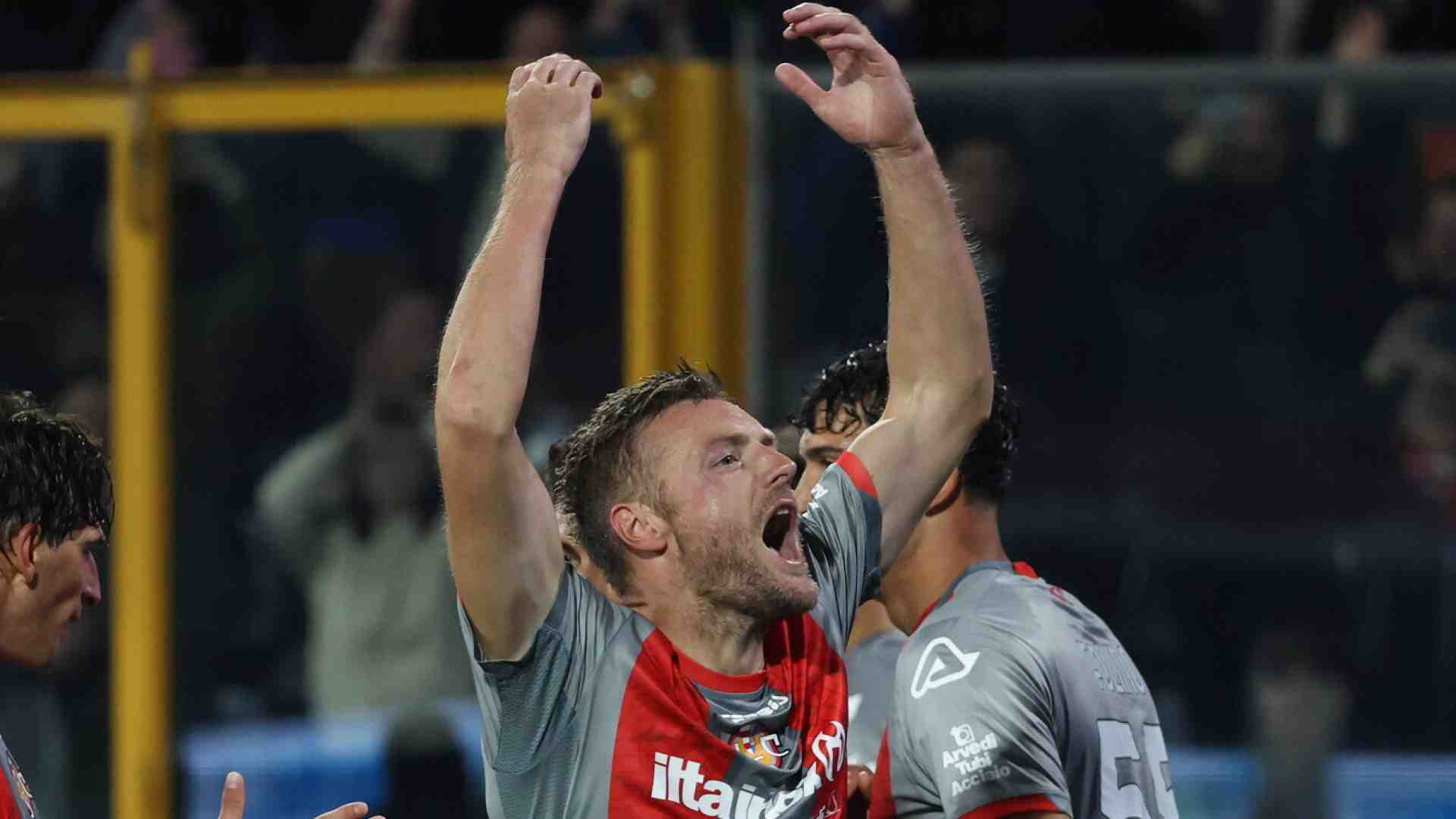 L'attaccante della Cremonese Jamie Vardy (foto LaPresse)