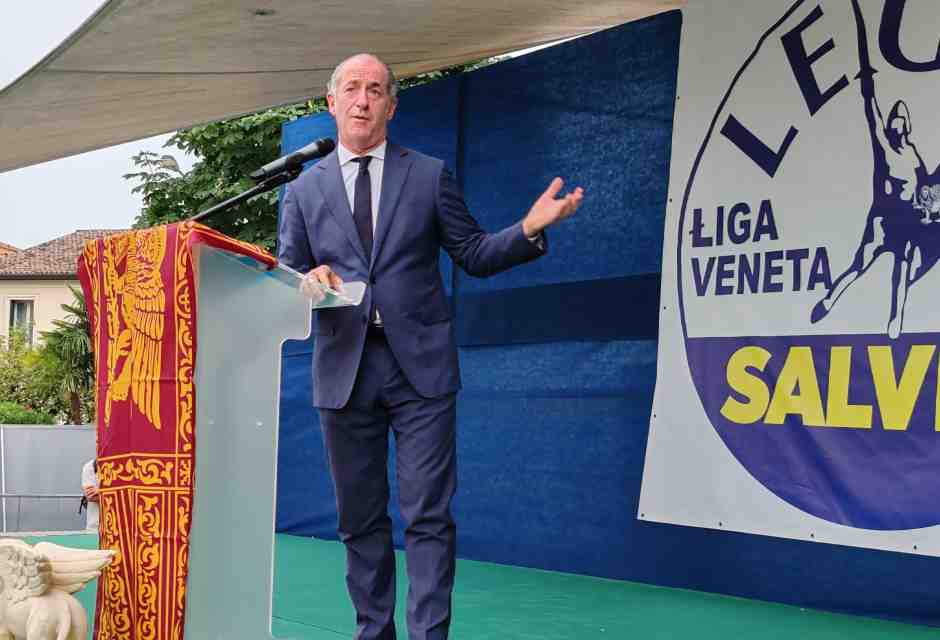 "Salvini ha diluito il nord", dice il segretario della Lega a Brescia. E ora le firme per Zaia arrivano in Piemonte