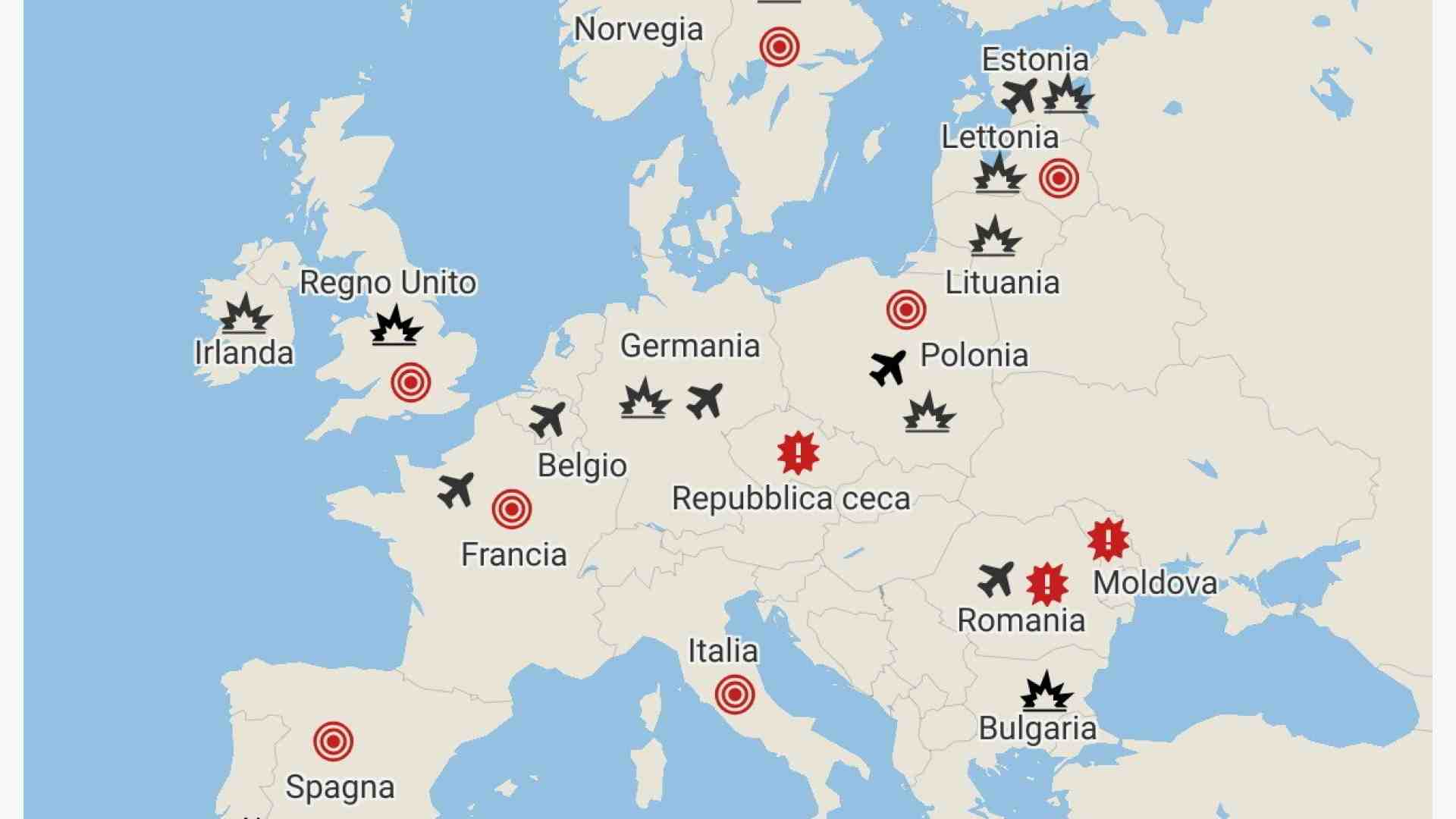 Droni russi in Bretagna. Tutte le azioni ostili di Putin contro l'Europa da quando c'è Trump