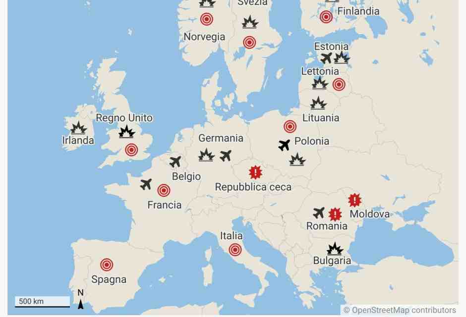 Droni russi in Bretagna. Tutte le azioni ostili di Putin contro l'Europa da quando c'è Trump