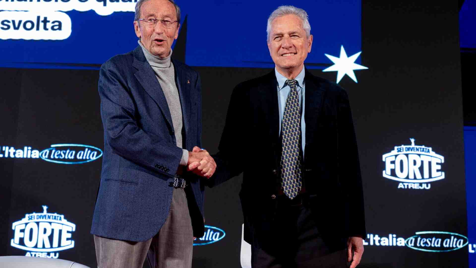 Sentirsi di nuovo “a casa”. Fini alla festa meloniana con Rutelli