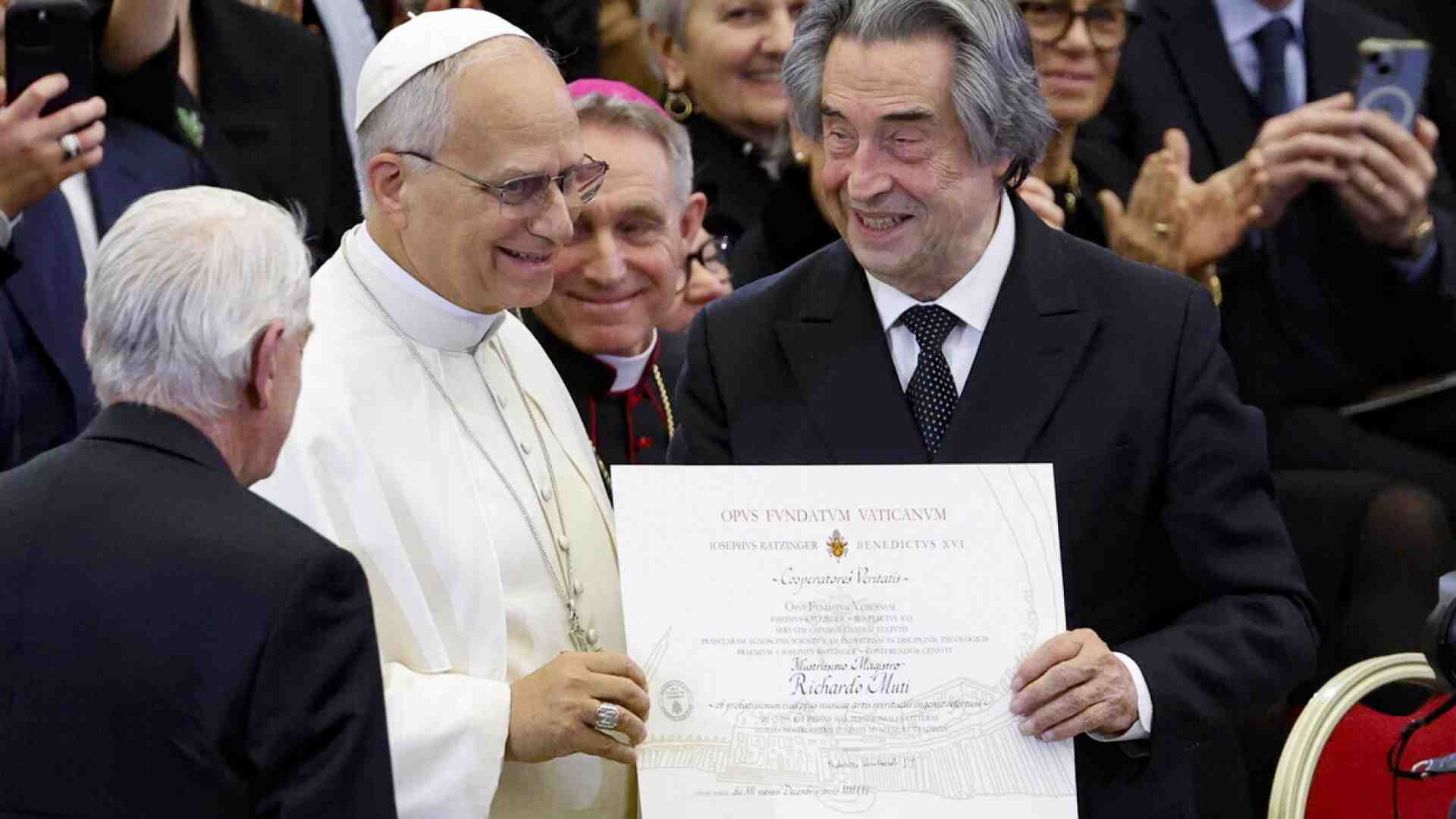Riccardo Muti riceve il Premio Ratzinger 2025