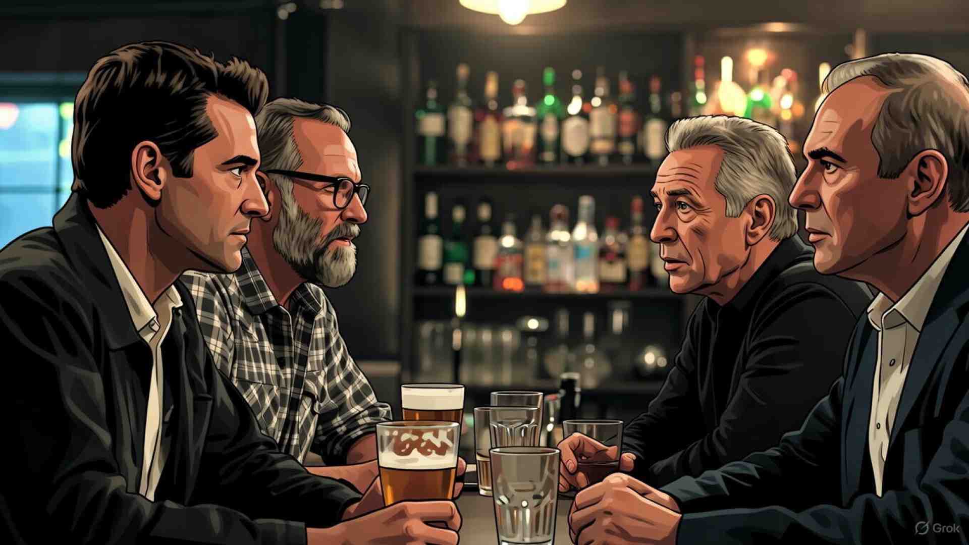 Quattro personaggi al bar, un tabù: il politicamente corretto spiegato (male)