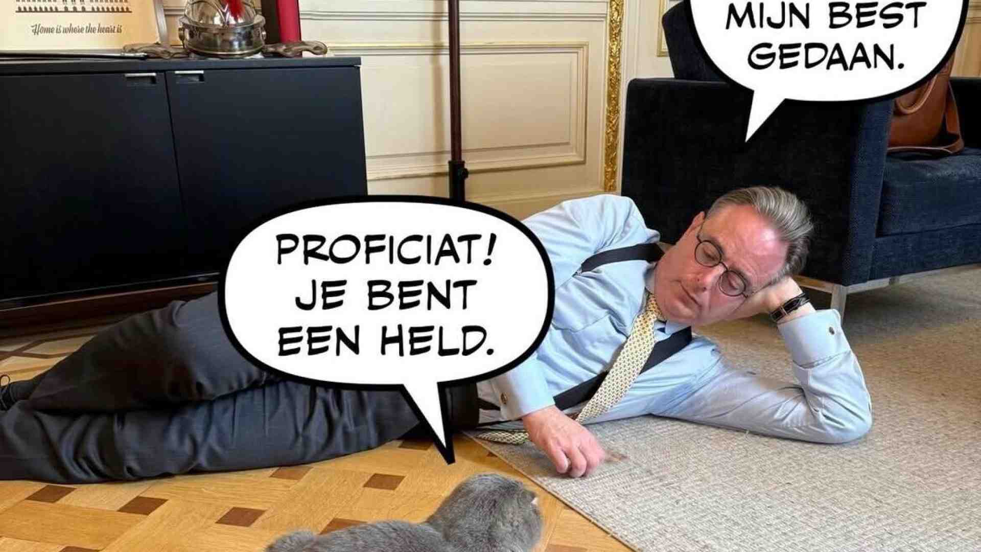 Il curioso fenomeno di Maximus, il gatto del premier belga seguitissimo sui social