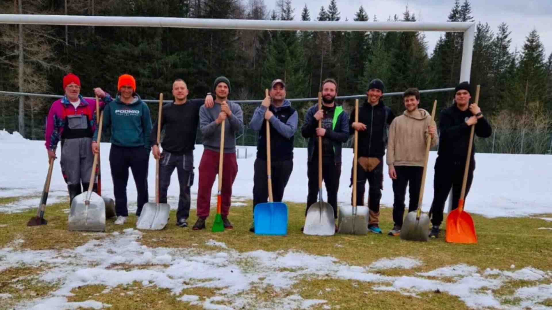 La discesa libera del calcio a Cortina